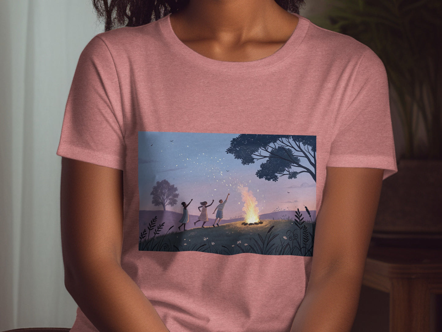 Dancing by the Fire Graphic Design T-Shirt product type