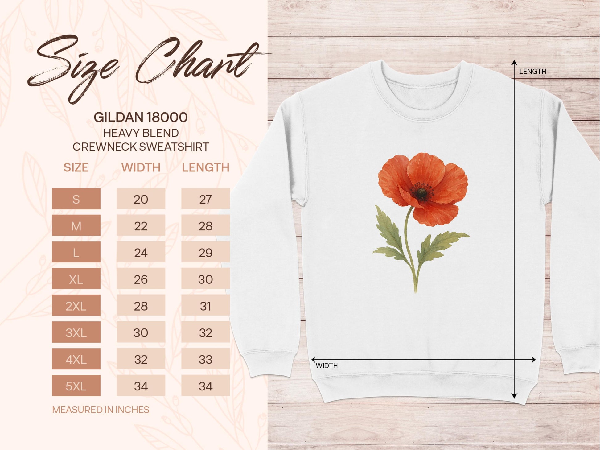 Floral Design Sweatshirt Crewneck Sweatshirt casual product