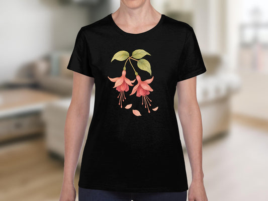 Beautiful Floral Graphic Print Women's T-shirt product