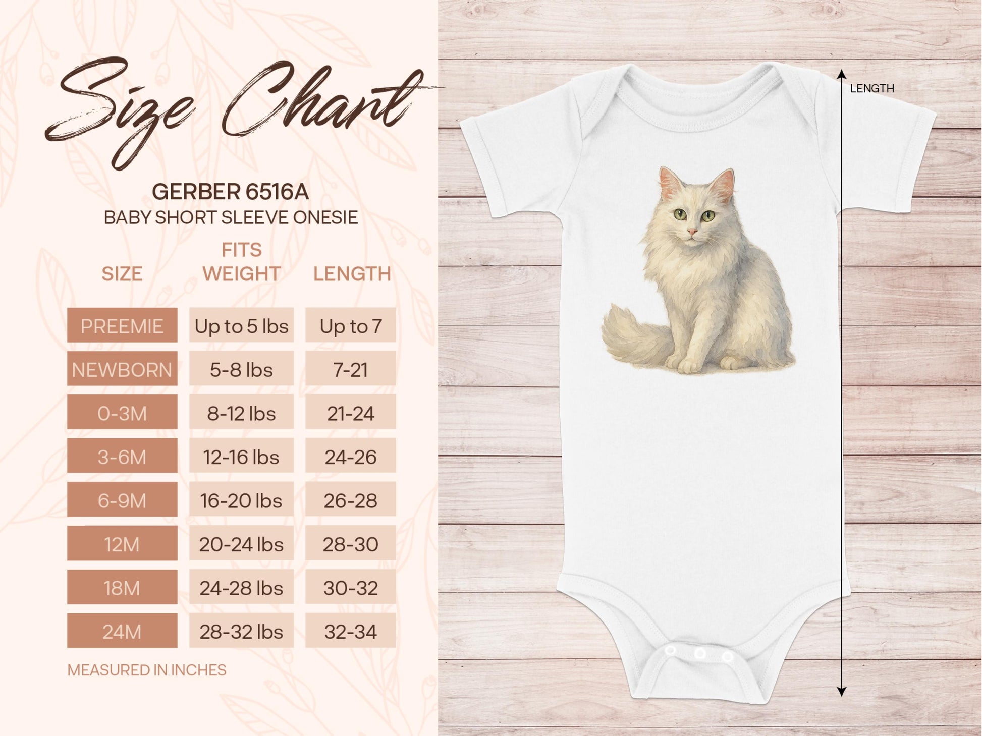 Cute White Cat Print Baby Short Sleeve Onesie product type