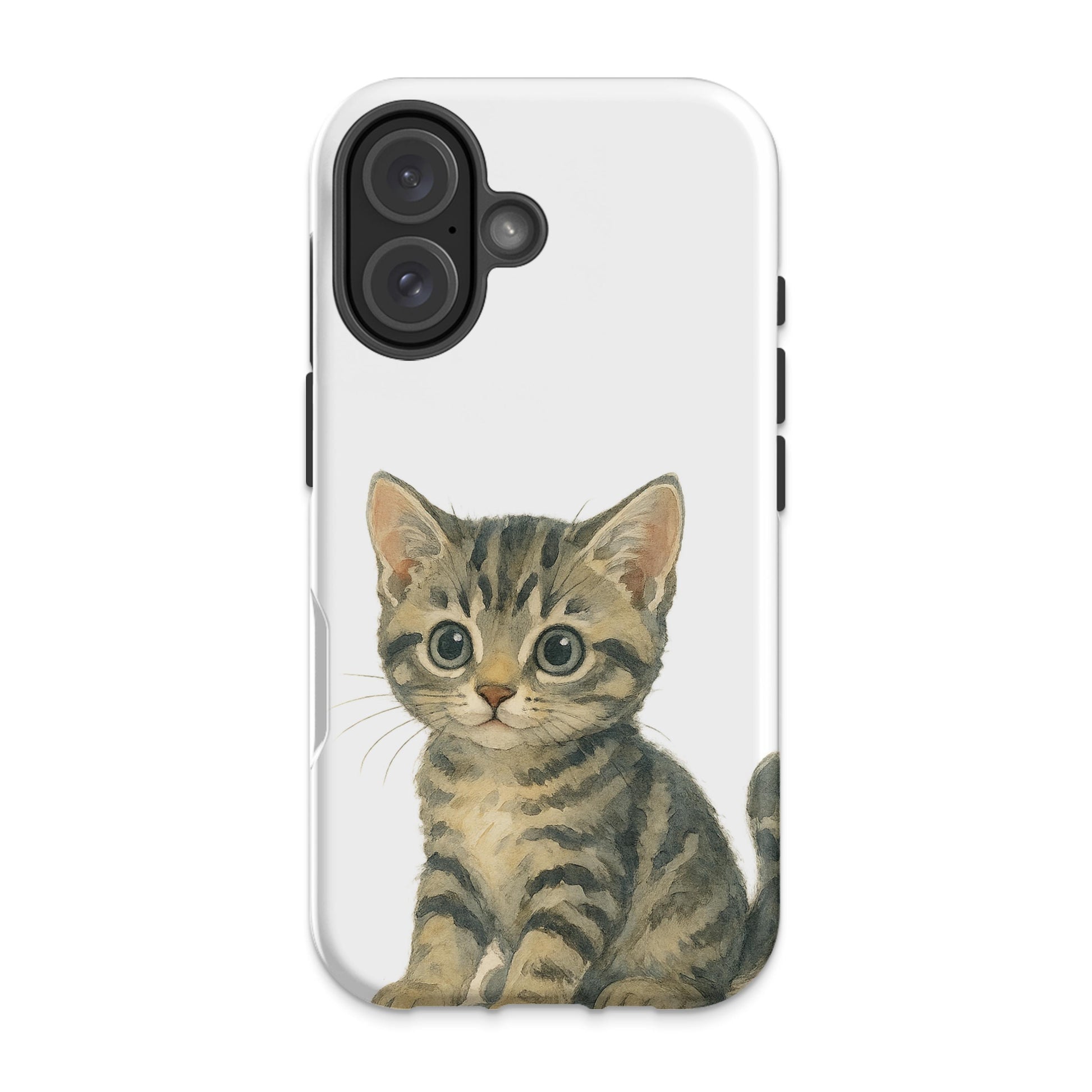Cute Kitten Illustration Phone Case product type