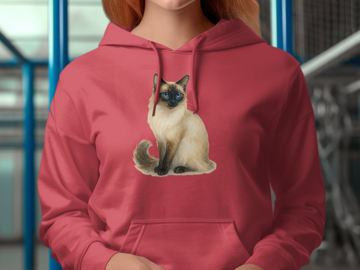 Adorable Siamese Cat Design Hoodie product type