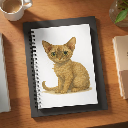 Adorable Sketch of a Kitten Spiral Notebook product