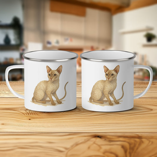 Adorable Cat Illustration on Ceramic Mug product