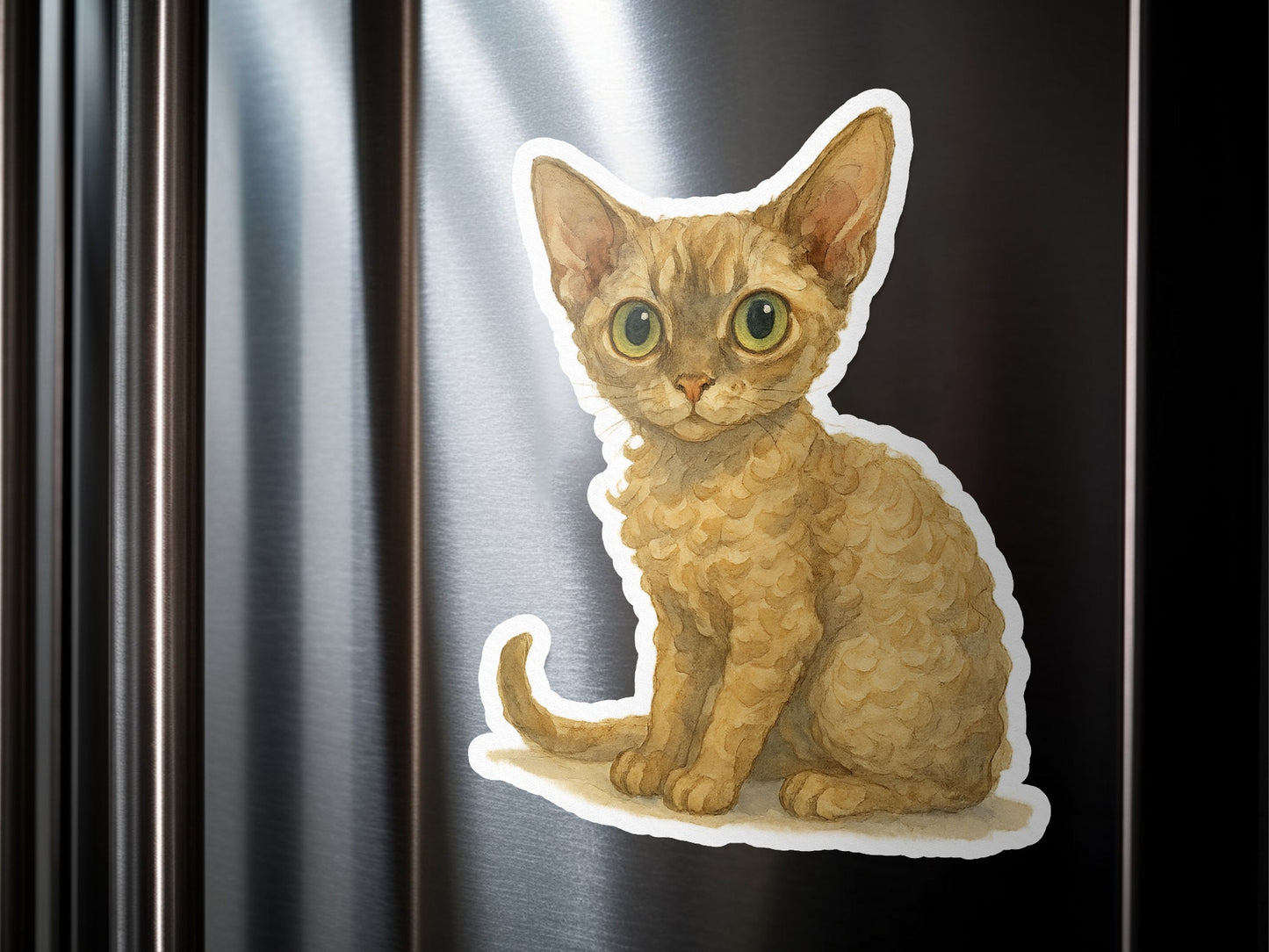 Cute Kitty Illustration for Decorative Magnet product