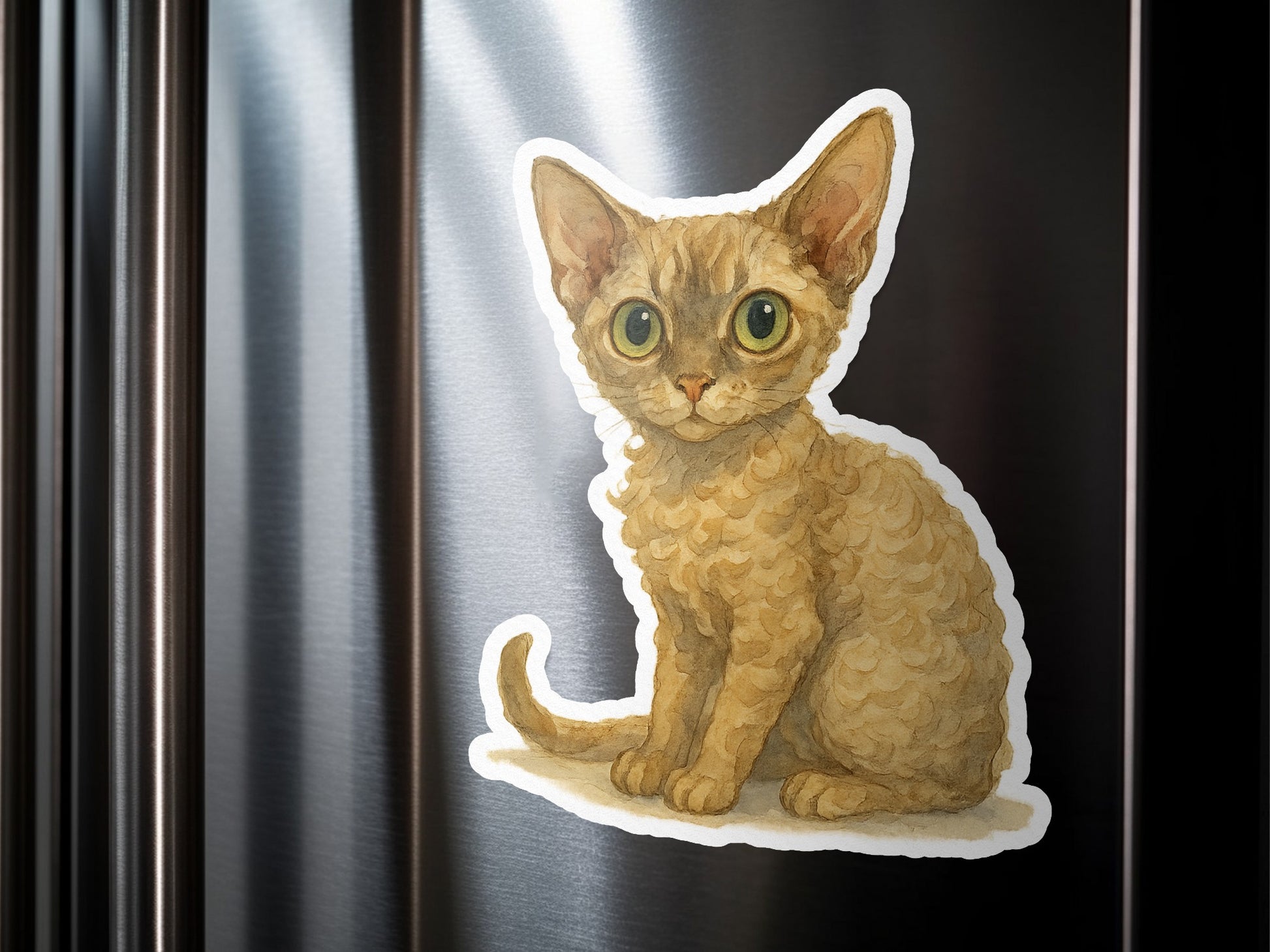 Cute Kitty Illustration for Decorative Magnet product