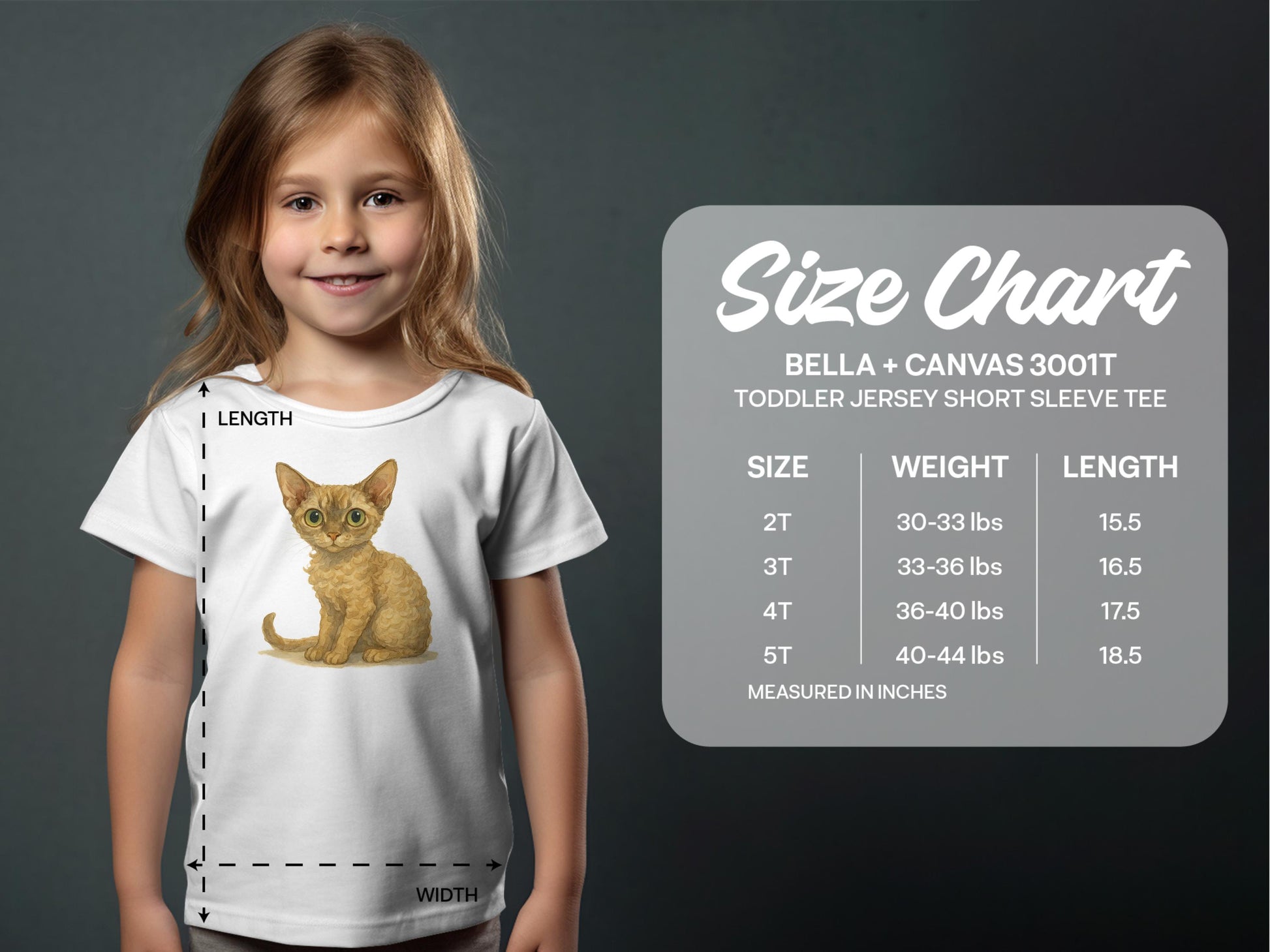 Cute Kitten Print Toddler Short Sleeve Tee product type