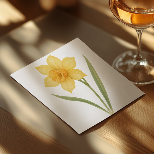 Beautiful Daffodil Print for Home Decor Art product
