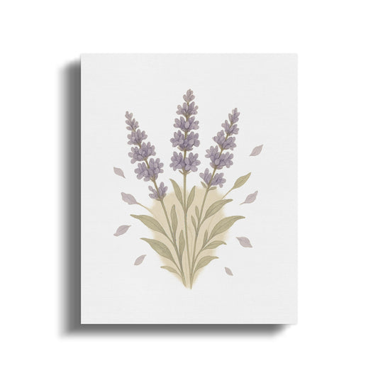 Lavender Blossom Botanical Design Wall Art product