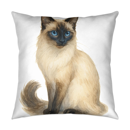 Siamese Cat Art Decorative Pillow product type