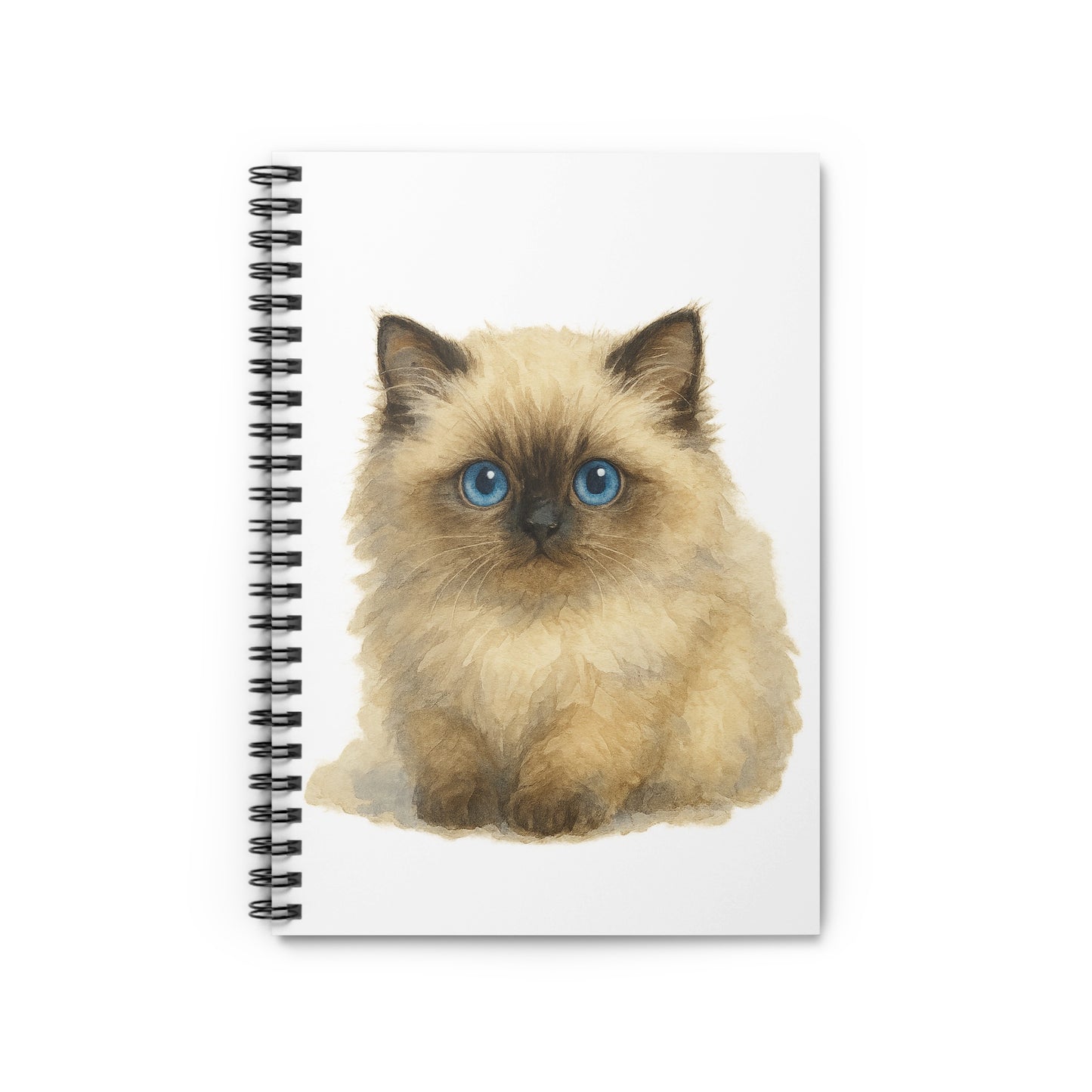 Adorable Fluffy Kitten with Blue Eyes Notebook product