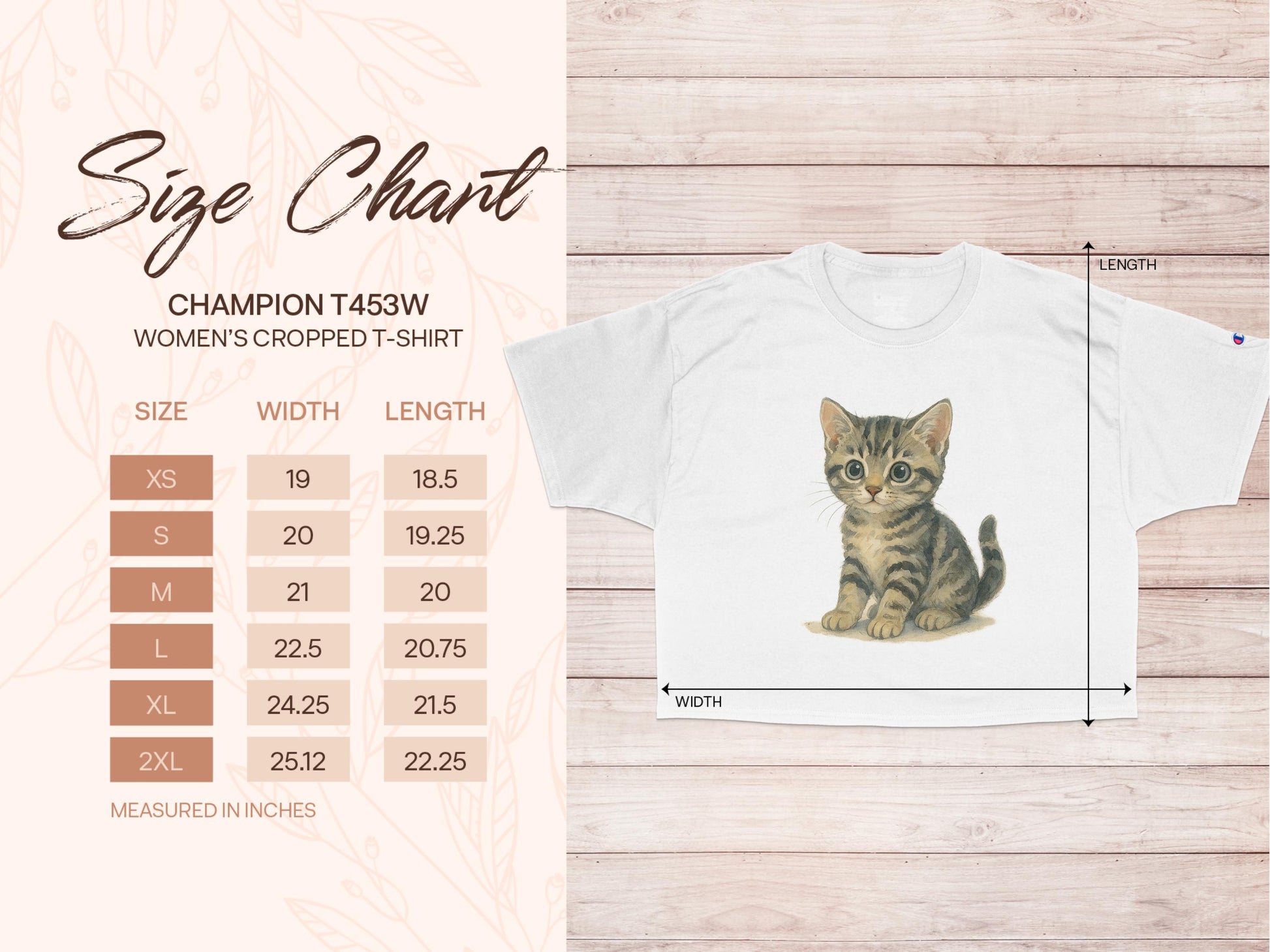 Adorable Kitten Graphic Women's Cropped T-Shirt product