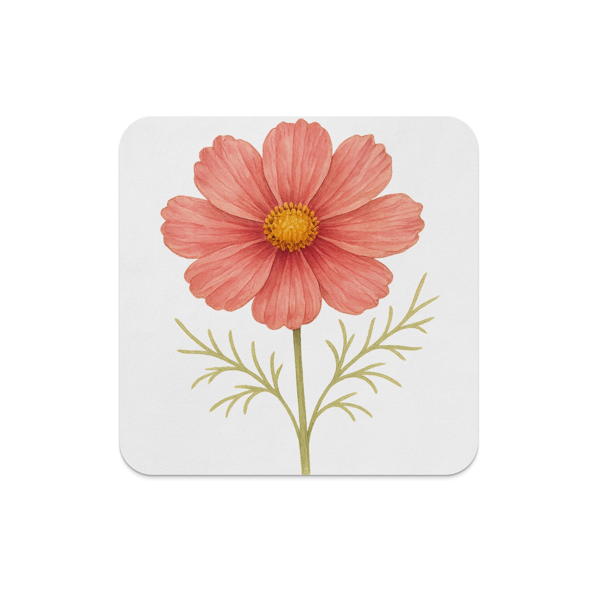 Pink Delicate Blossom on White Background product type