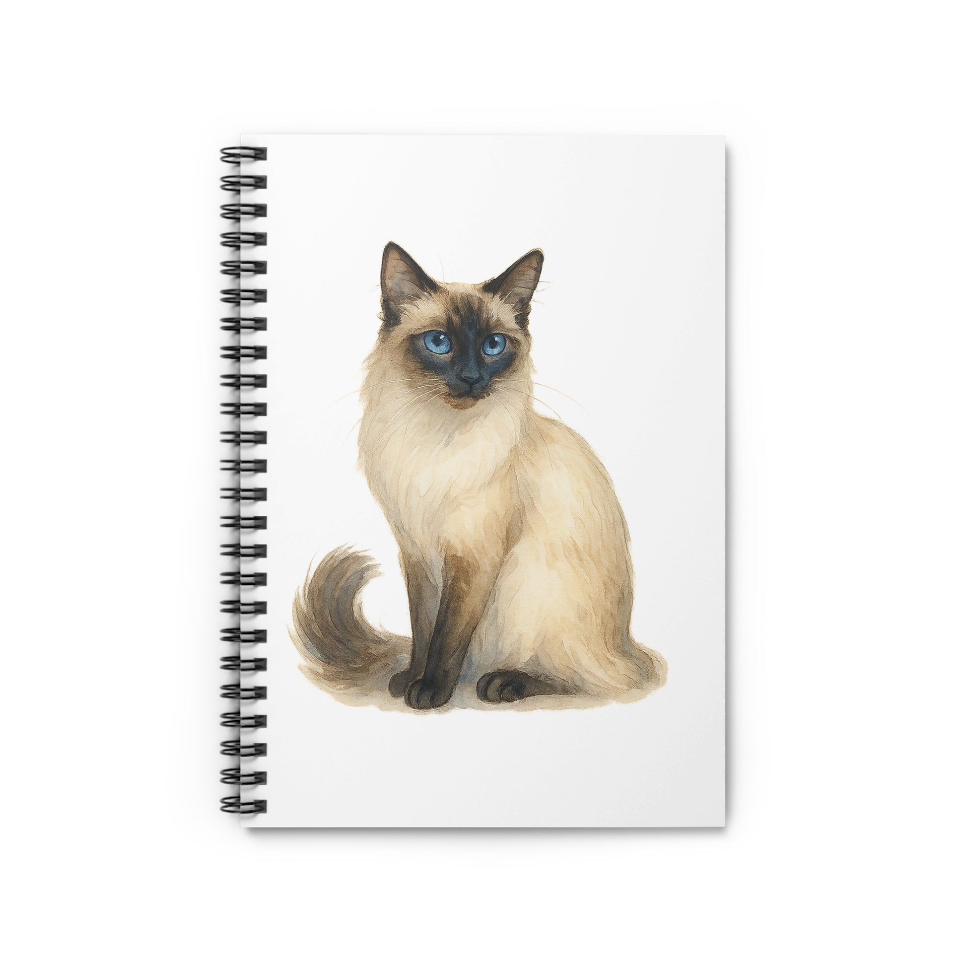 Adorable Siamese Cat Spiral Bound Notebook product type