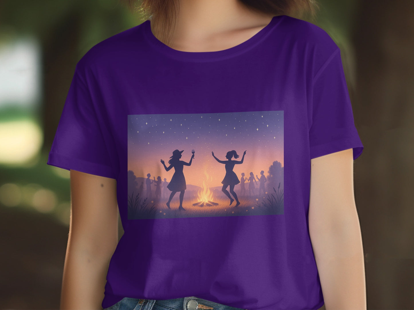 Dancing Silhouettes Under Starry Night product type