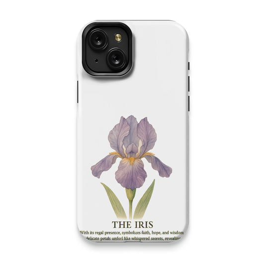 Elegant Purple Iris Design Decorative Phone Case product