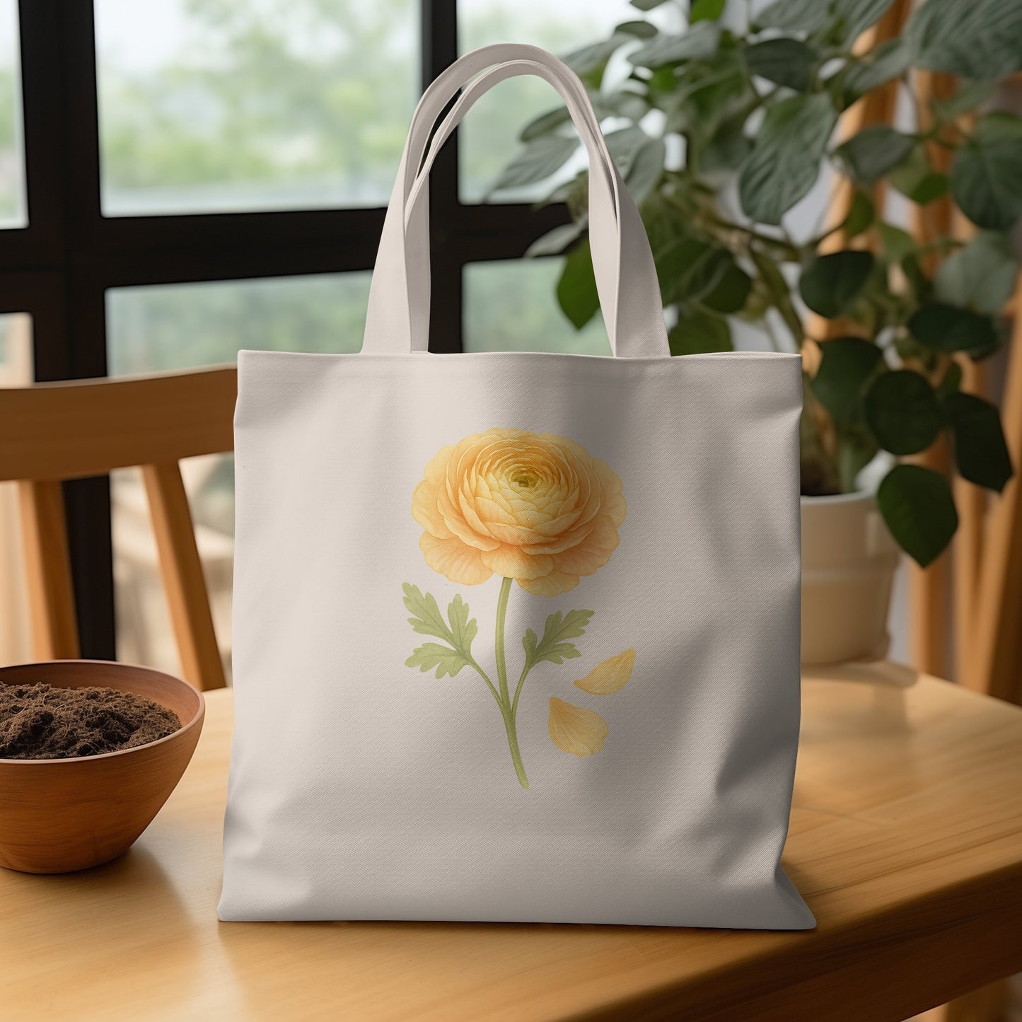 Beautiful Yellow Flower Tote Bag for Everyday Use product