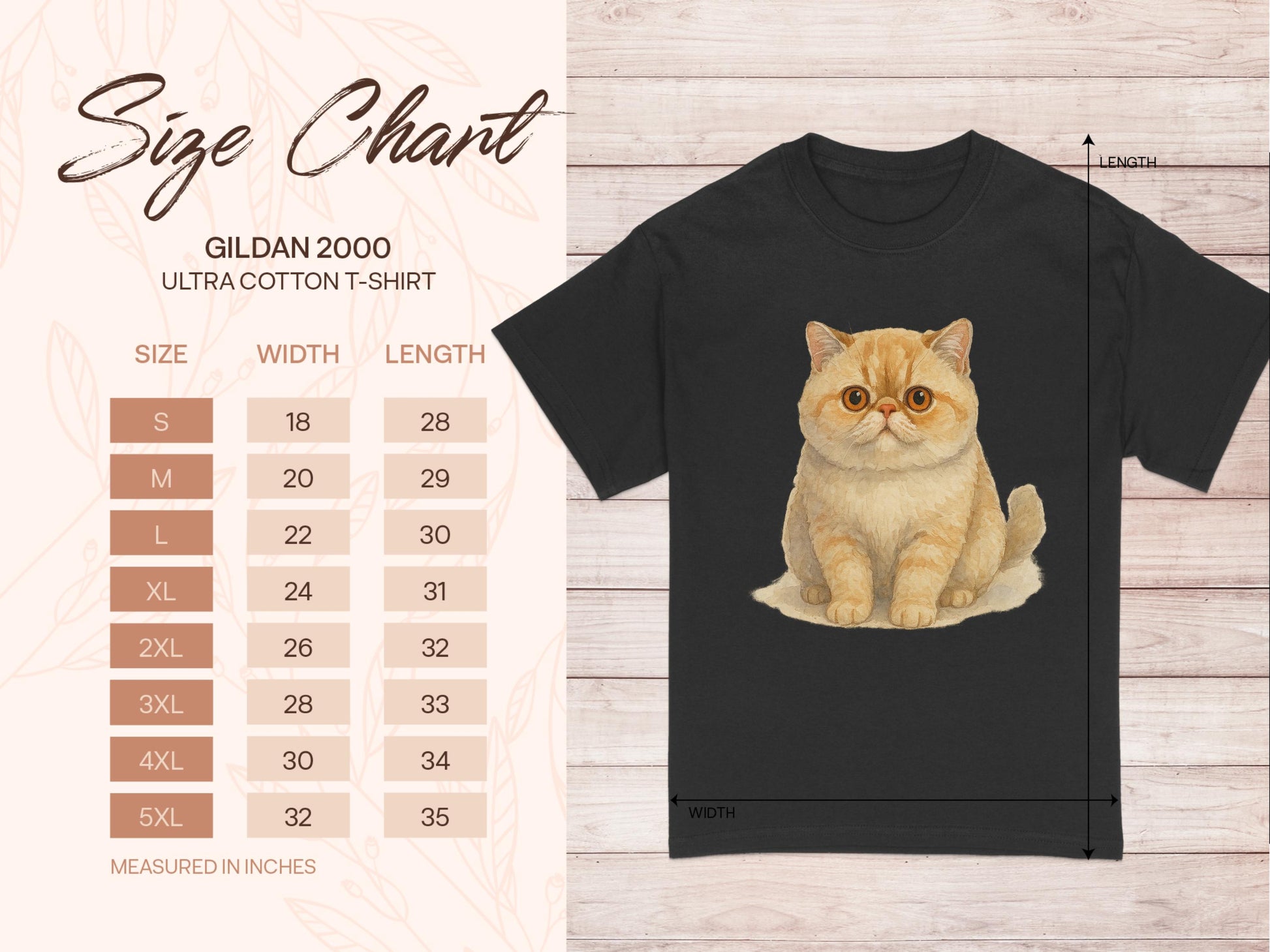 Cute Orange Cat Artwork Printed T-Shirt product