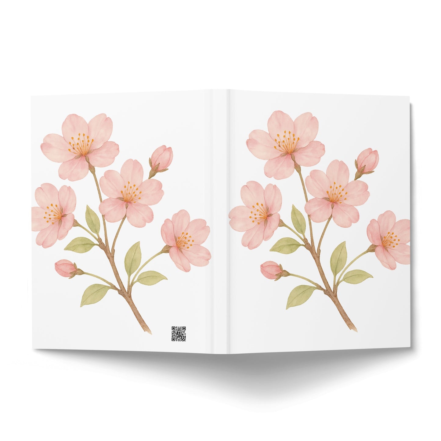 Beautiful Pink Flower Illustration Journal product