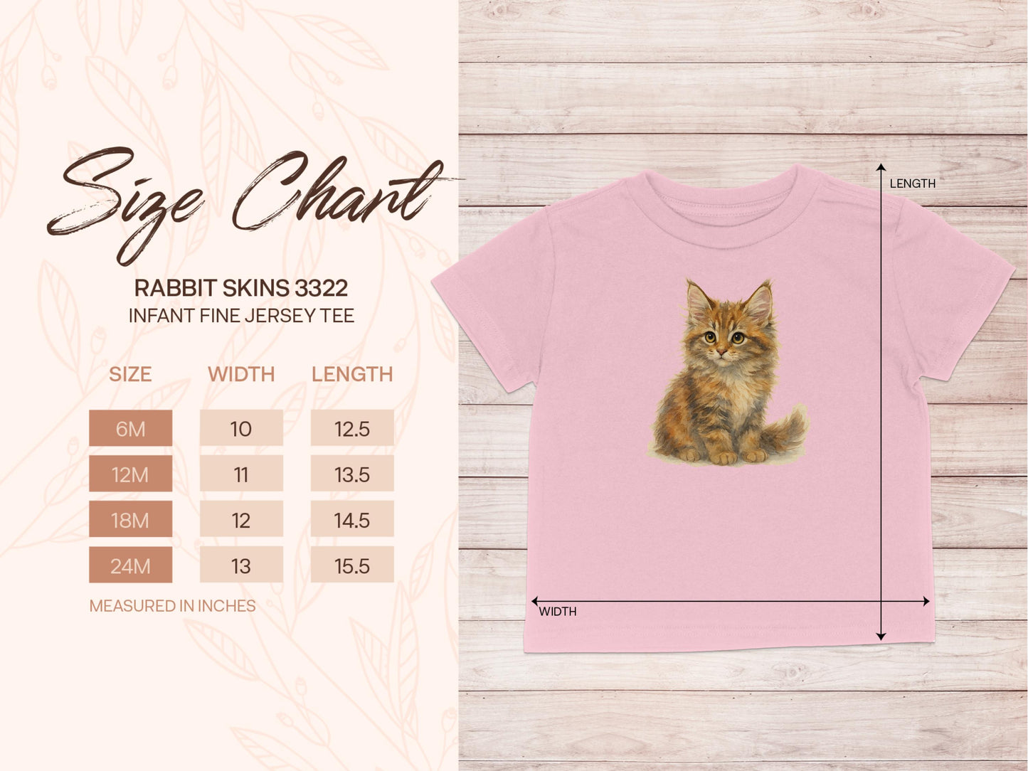 Cute Kitten Graphic Infant Tee Baby Clothing Product
