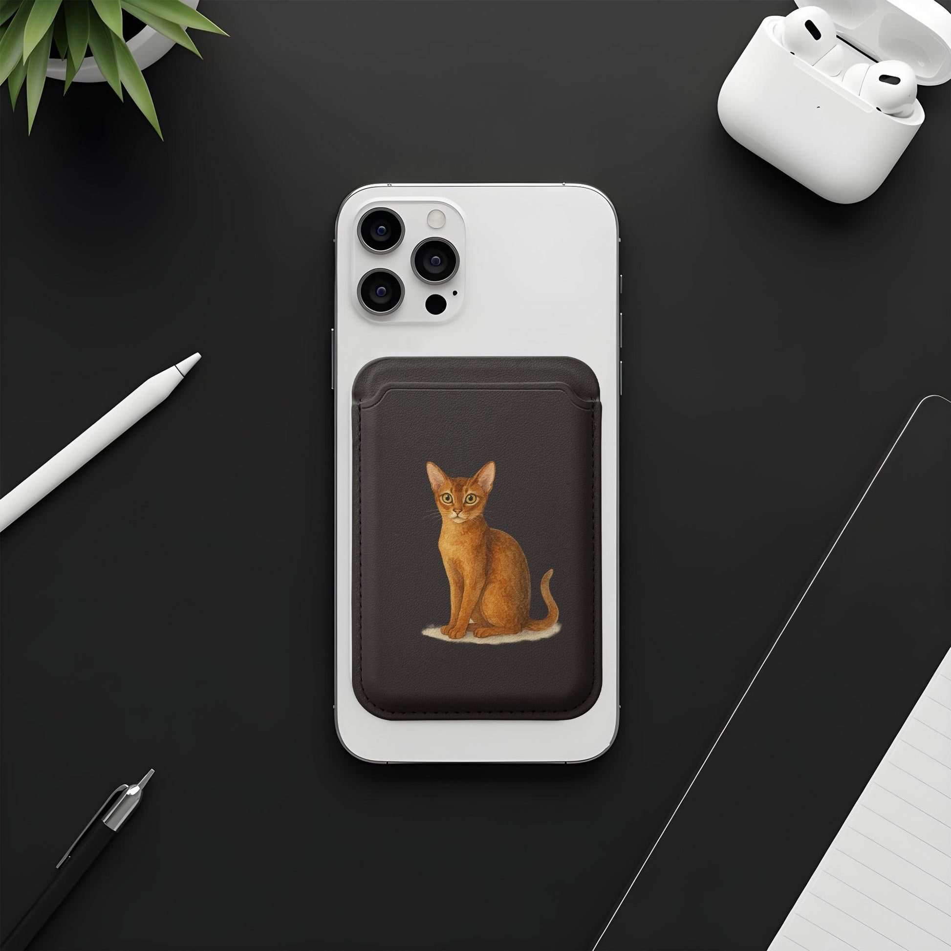 Cute Cat Design Phone Wallet Sleeve Product