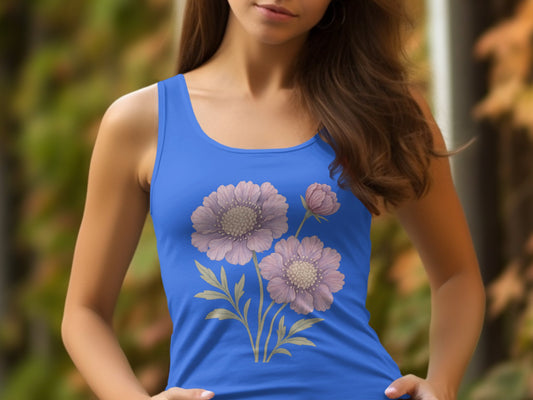 Floral Design Women's Sleeveless Tank Top product type
