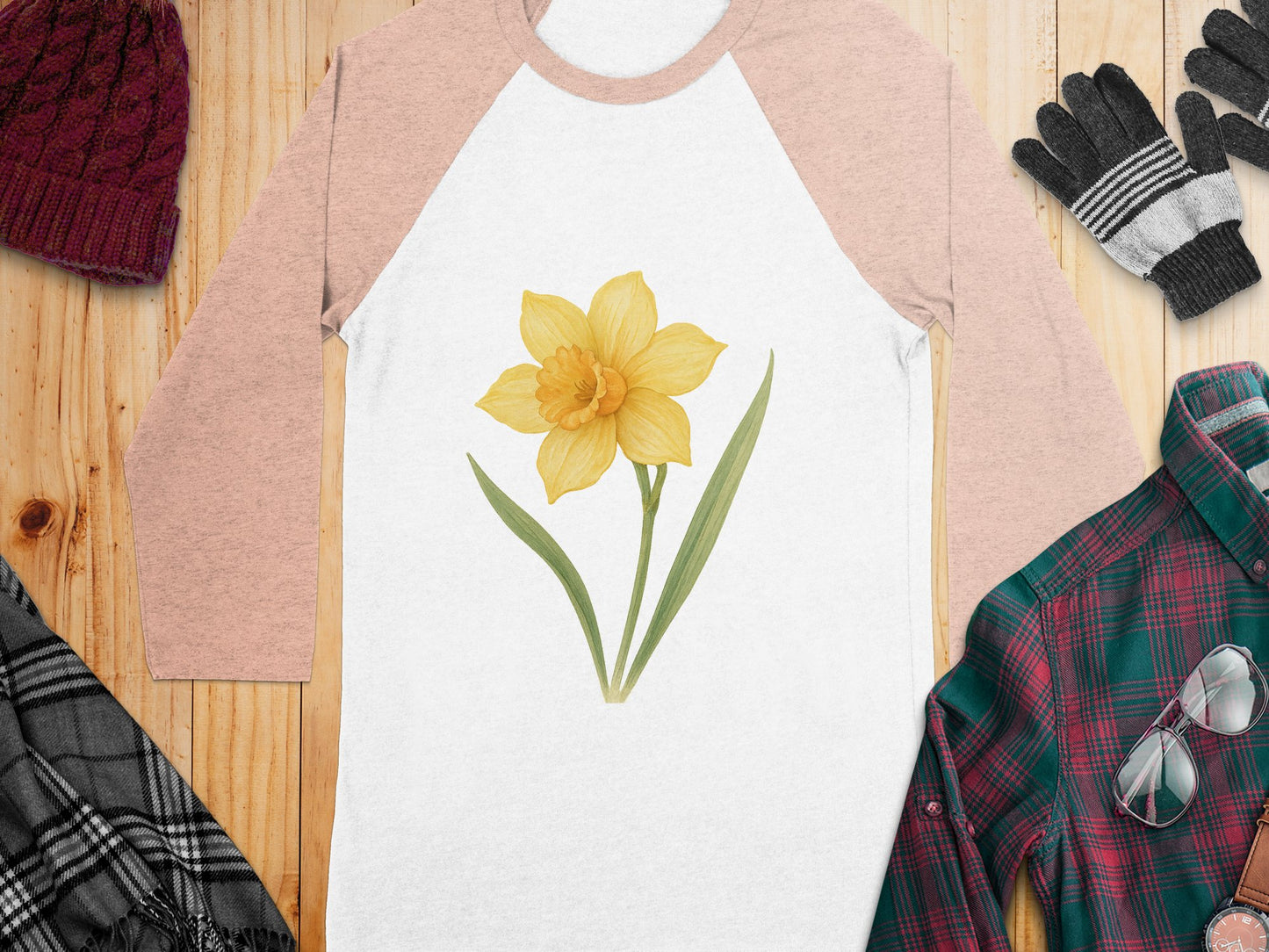 Beautiful Flower Graphic Long Sleeve Shirt product