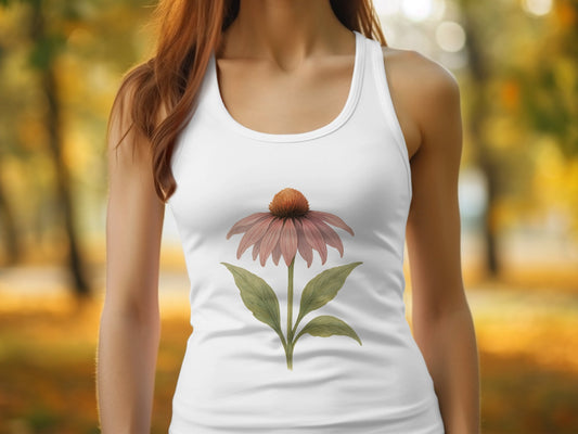 Floral Print Design Sleeveless Tank Top product
