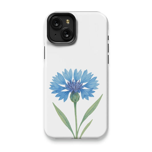 Beautiful Blue Flower Illustration Phone Case product