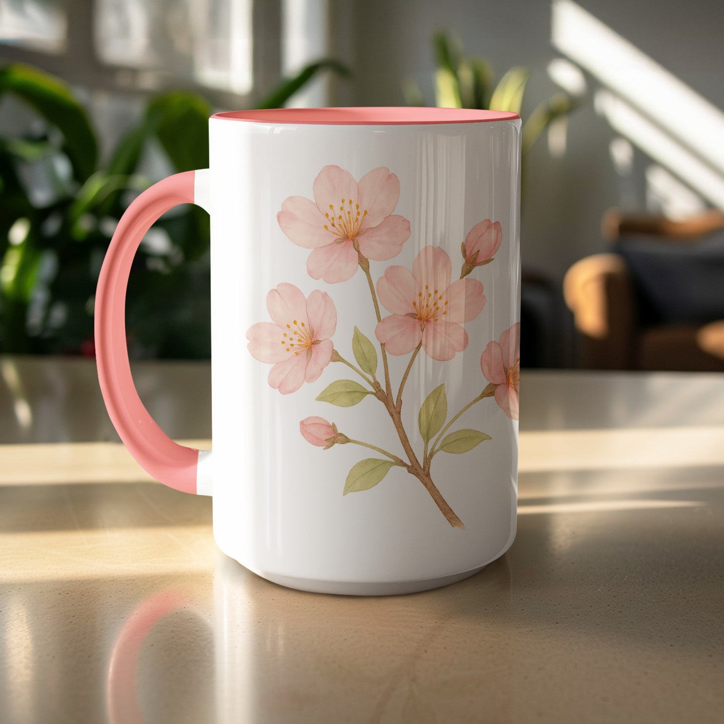 Beautiful Pink Cherry Blossom Flower Mug product type