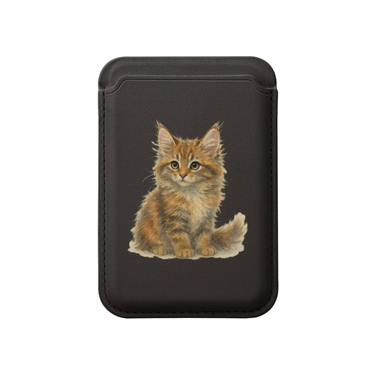 Cute Kitten Printed Card Holder Wallet product type