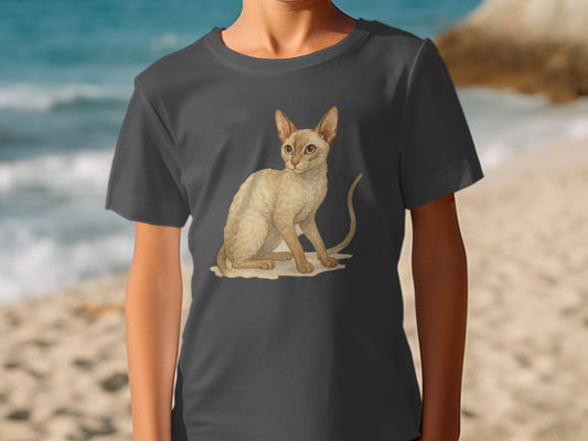 Graphic Cat Design Casual Short Sleeve TShirt product