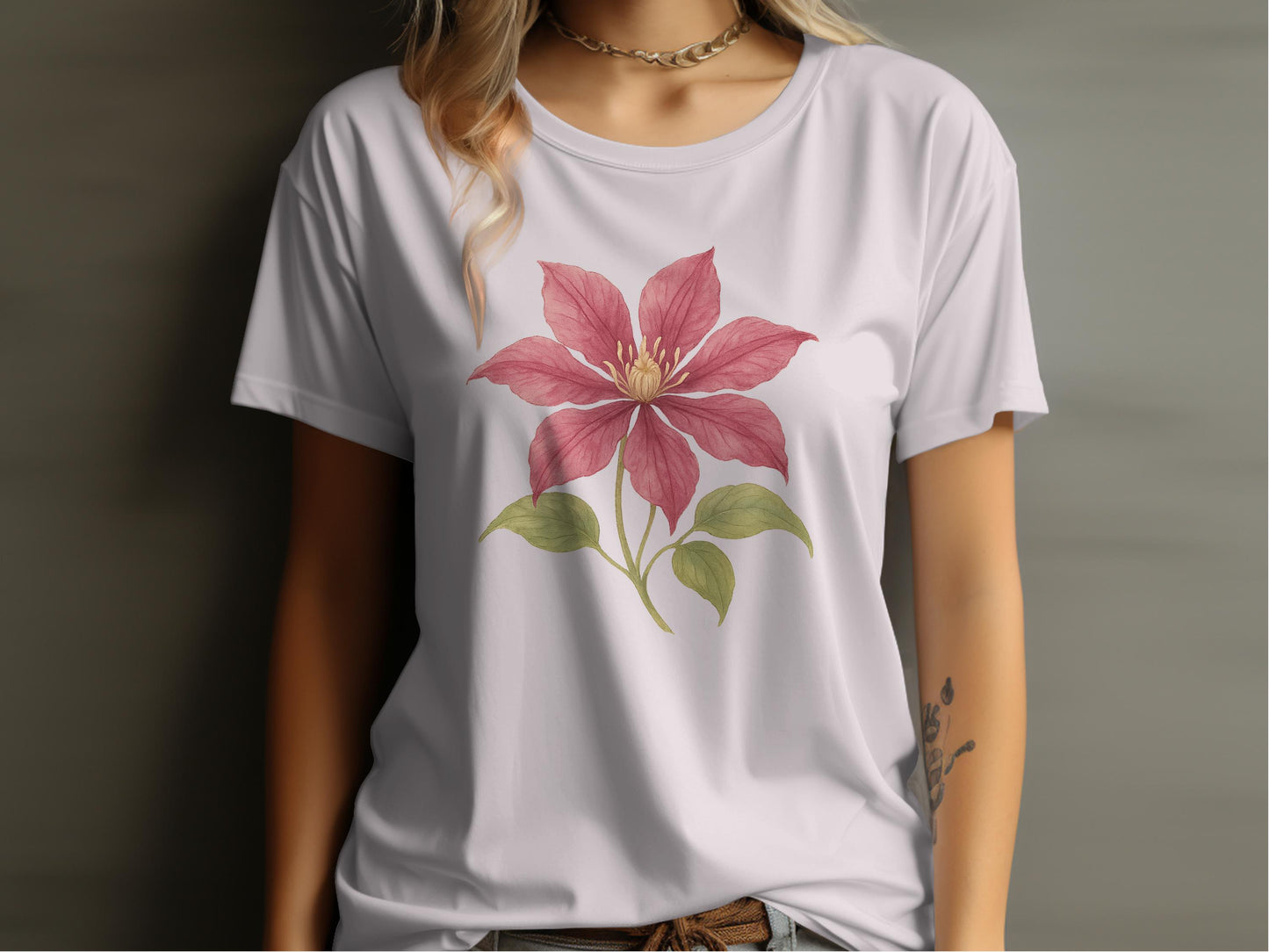 Stunning Floral Design Short-Sleeve T-Shirt product