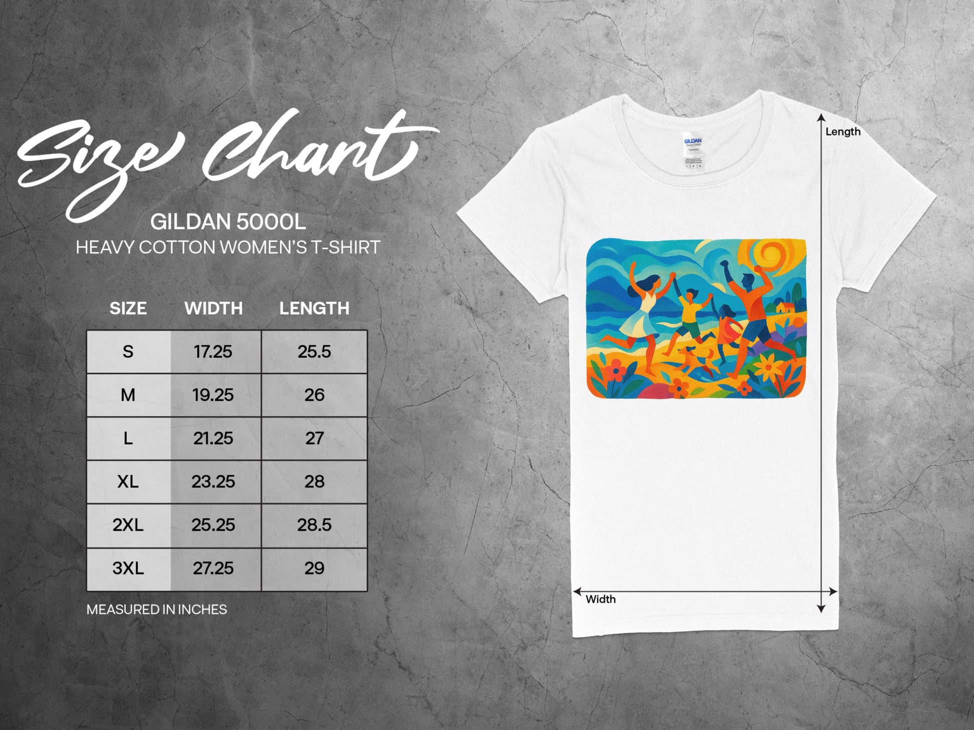 Vibrant Dance Print Gildan 5000L Women's T-Shirt product