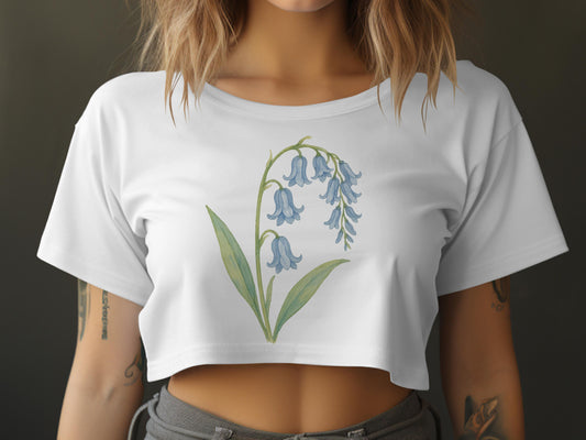 Floral Bluebell Graphic Crop Top product