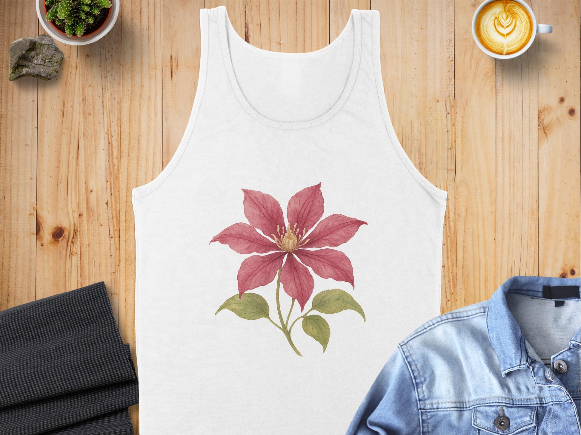 Floral Design Sleeveless Shirt Casual Wear product type