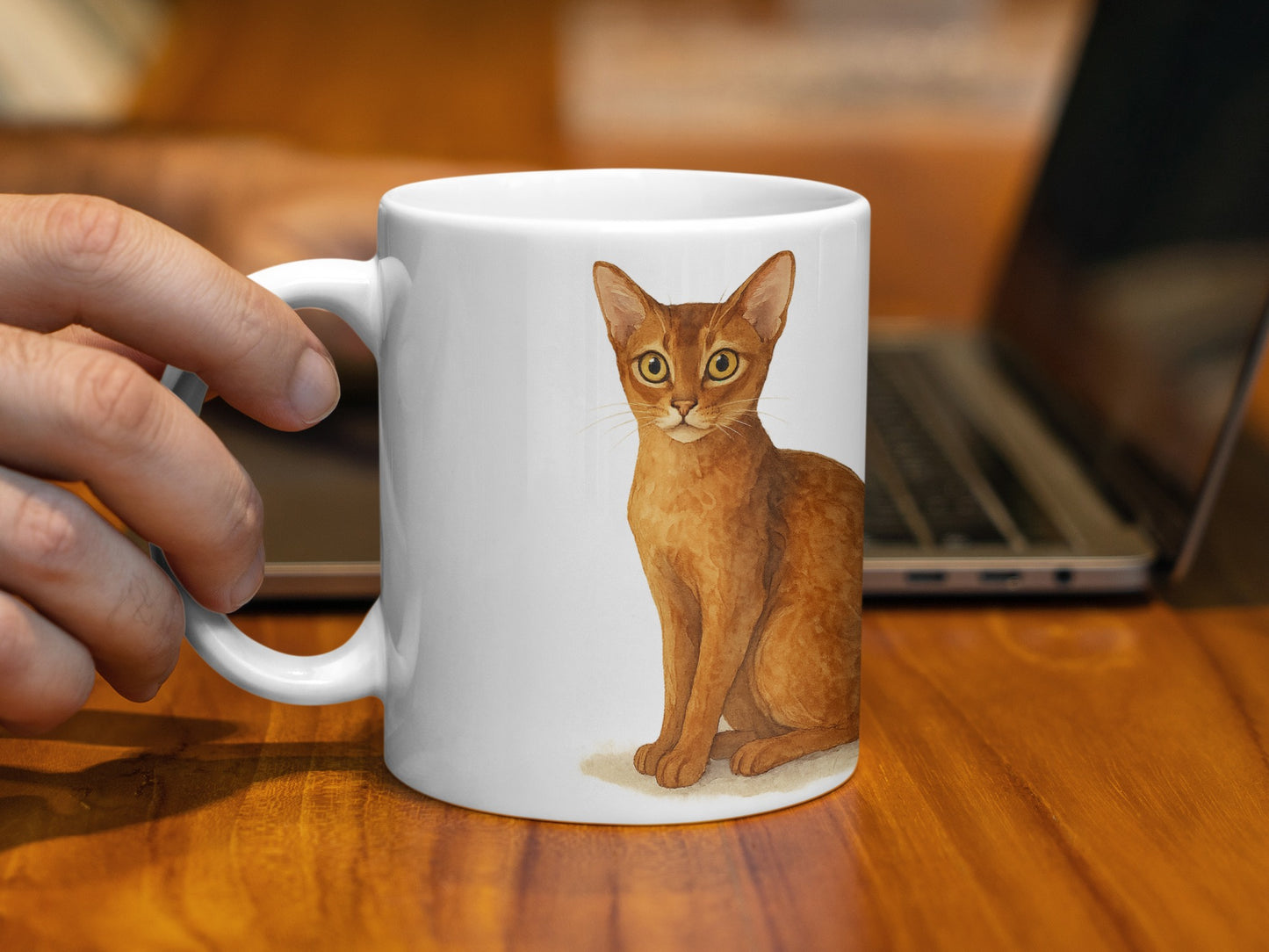 Adorable Cat Illustration Coffee Mug product type