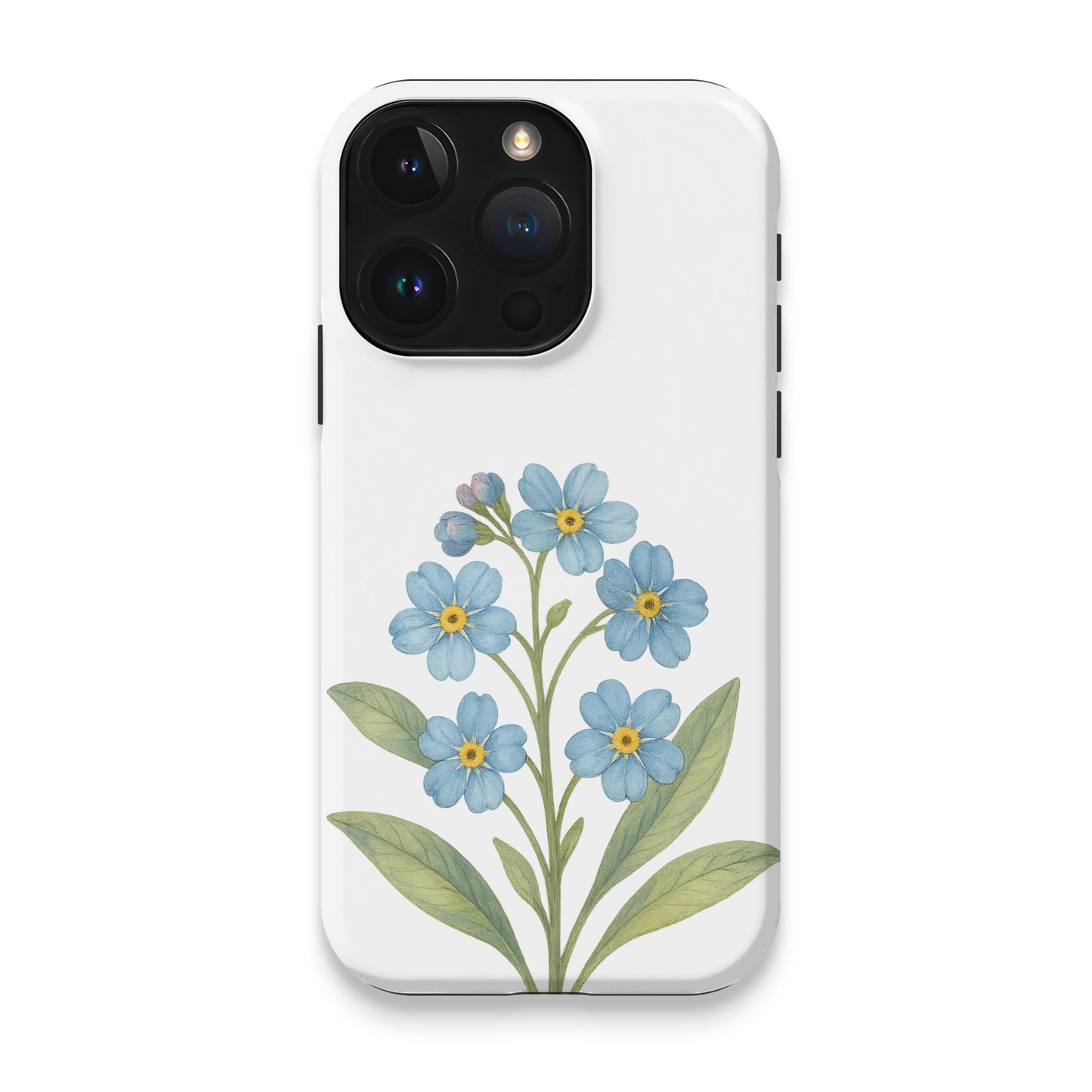 Blue Floral Design Phone Case Stylish and Durable product type