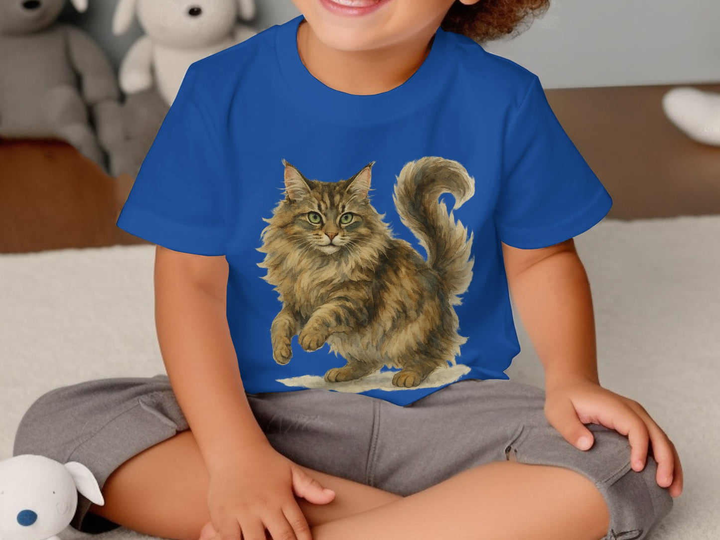 Cute Cat Graphic Design Kids T-Shirt product type
