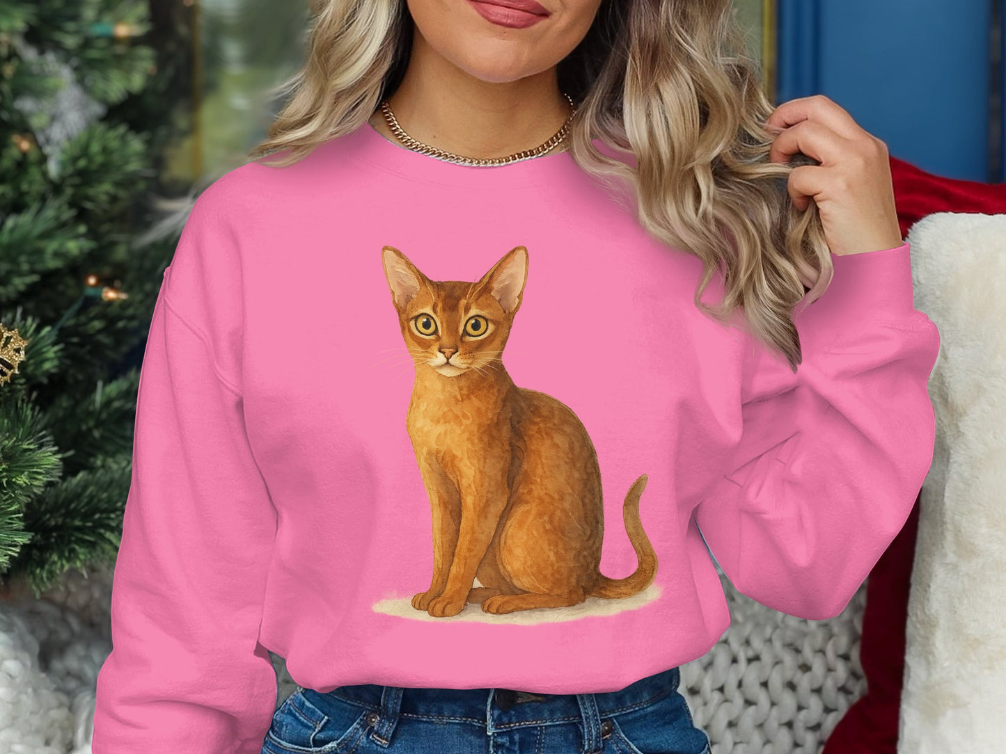 Cute Kitten Graphic Sweatshirt for Cat Lovers product type