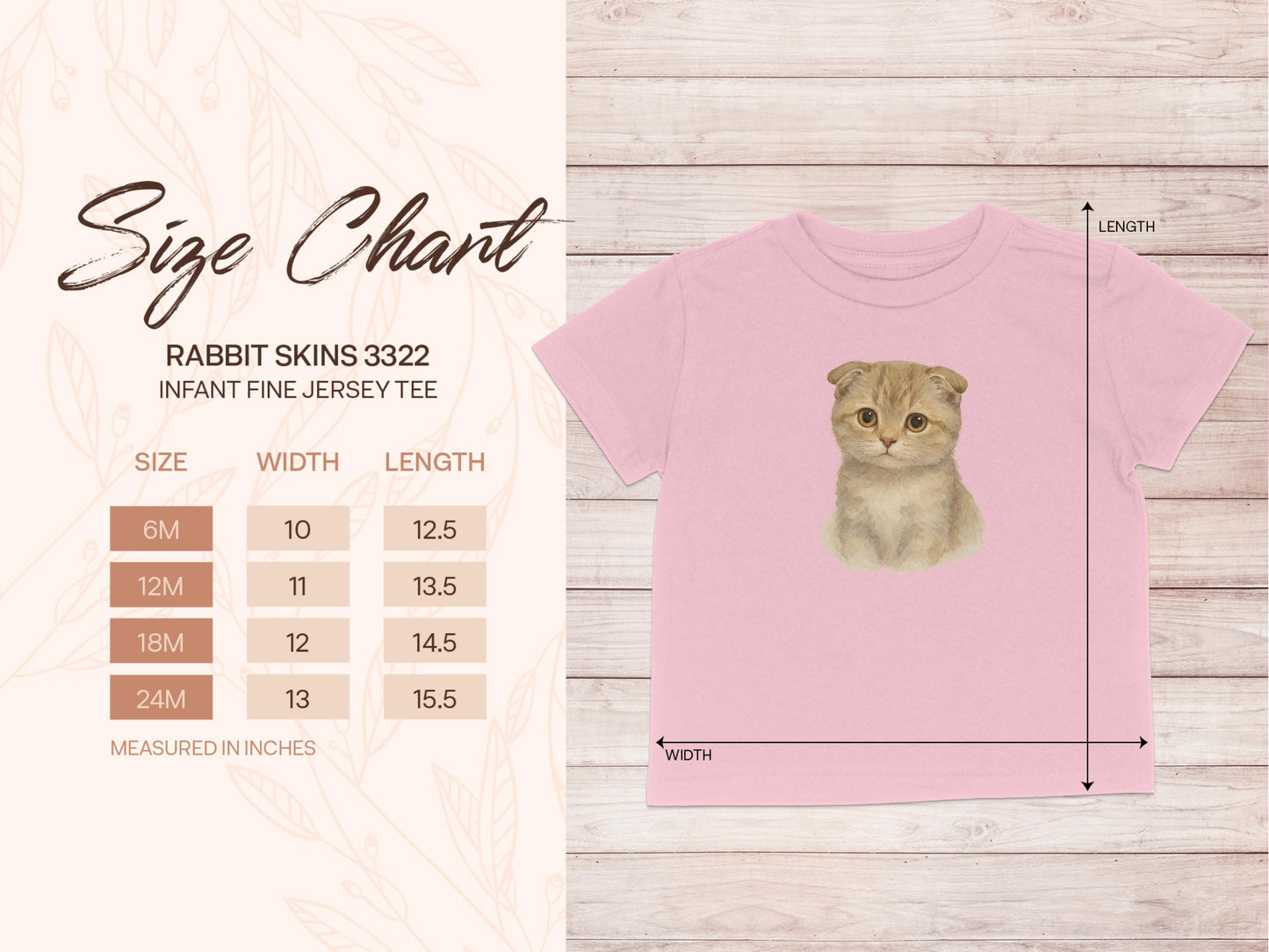 Cute Kitten Graphic Infant Fine Jersey Tee product