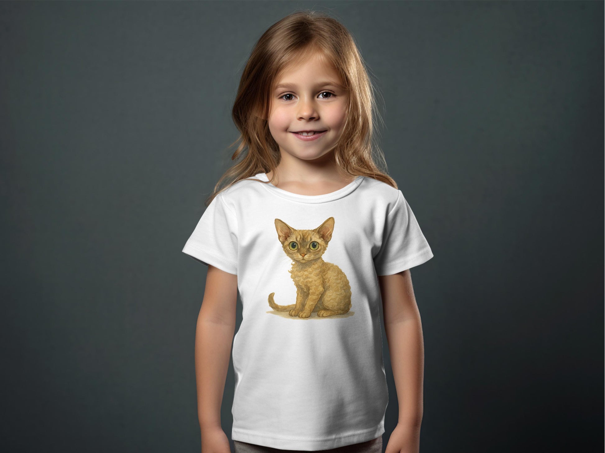 Cute Kitten Graphic Design Kids T Shirt product