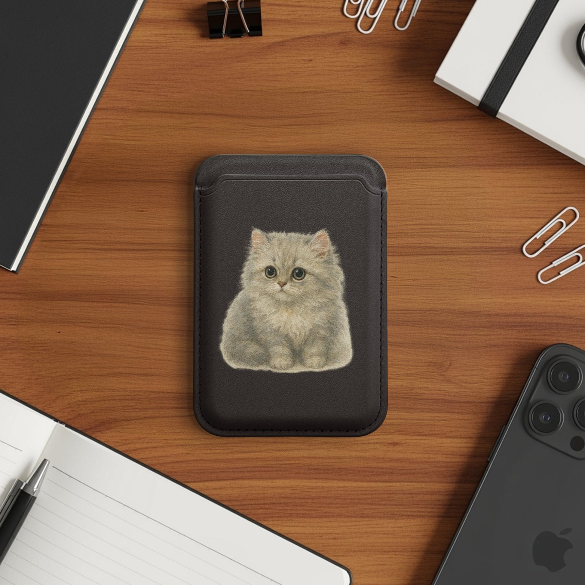 Cute Kitten Print Phone Wallet Accessory product type