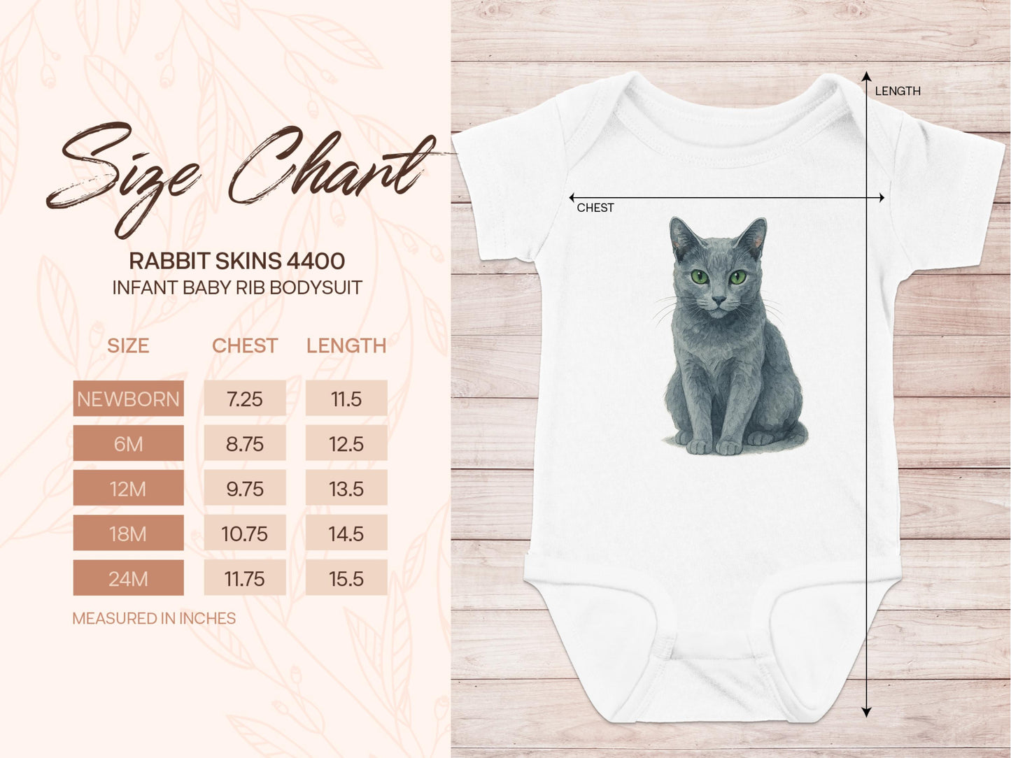 Cute Infant Baby Bodysuit with Adorable Cat Print product type