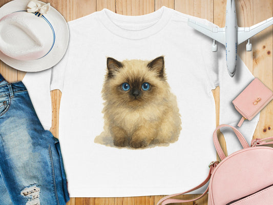 Cute Fluffy Kitten with Big Blue Eyes Shirt product type