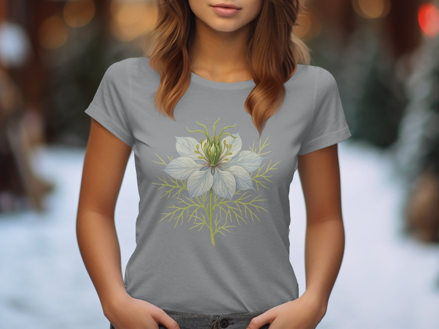 Floral Graphic Design Women's T-Shirt product type