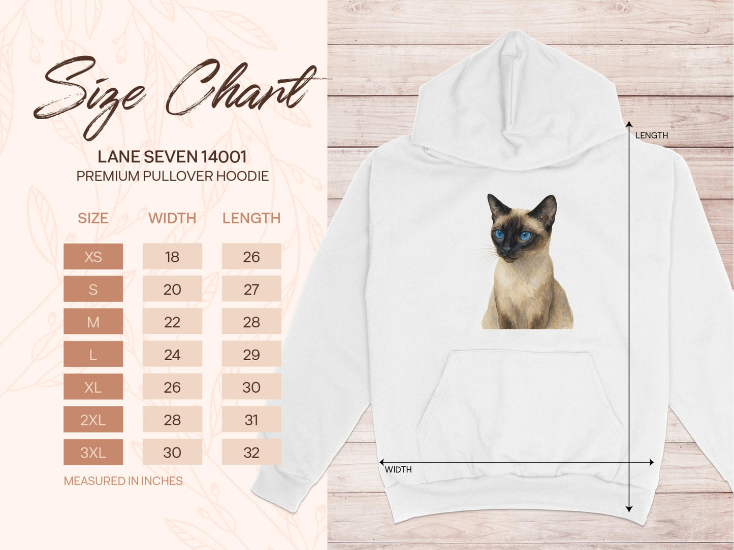 Premium Pullover Hoodie with Cute Cat Print product