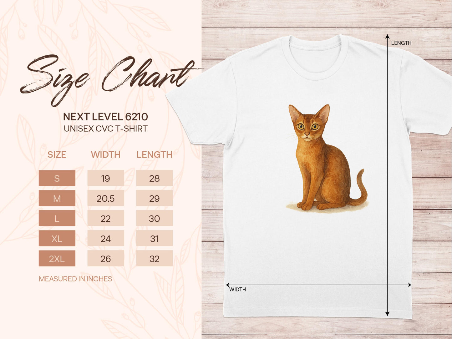 Cute Cat Illustration on Unisex T-shirt product type