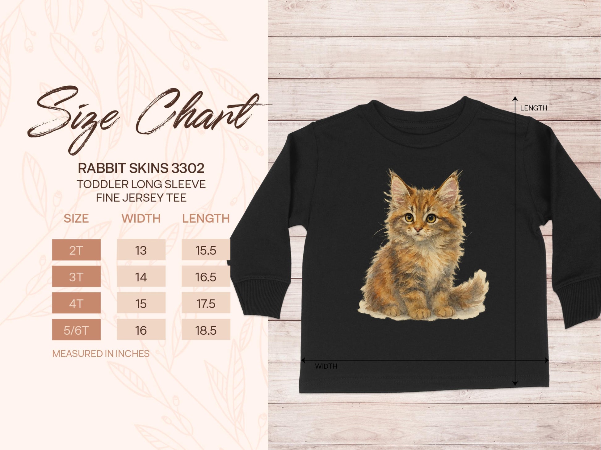 Adorable Kitten Print Toddler Long Sleeve Jersey product