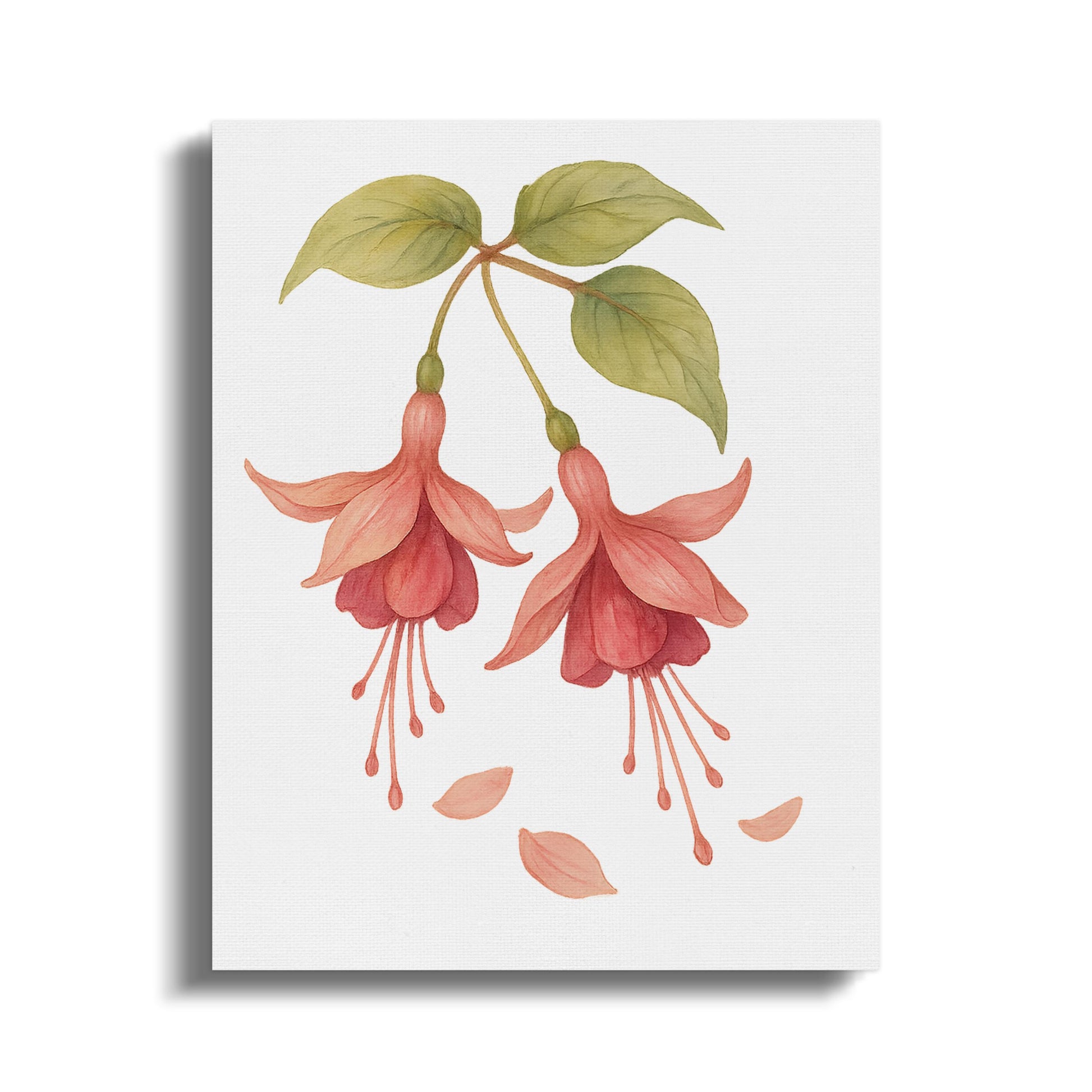 Elegant Botanical Illustration with Blooming Flowers product